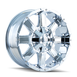 Mayhem 8030 Chaos 18x9 / 8x180 BP / 18mm Offset / 124.1mm Hub Chrome Wheel - 8030-8978C