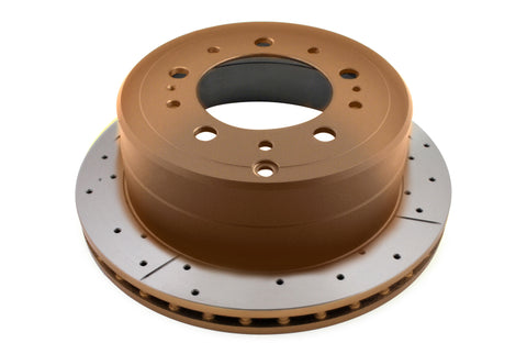 DBA 98-05 Lexus LX470/98+ Toyota Landcruiser 100 Series Front Drilled & Slotted Street Series Rotor - 789X
