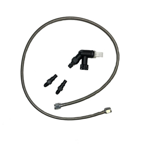 McLeod Line Assy Mustang 2005-Up 36in W/Male Wire Clip Fittings & Elbow Bleeder - 139252
