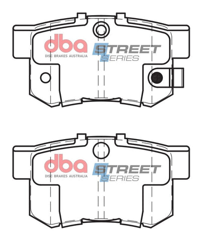 DBA 97-99 Acura CL (4 Cyl) Street Series Rear Brake Pads - DB1142SS