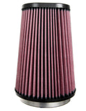 K&N Universal Round Clamp-On Air Filter 4-1/2in FLG, 5-7/8in B, 3-1/4in X 4-1/2in T, 8in H - RU-1021