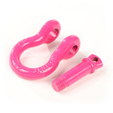 Rugged Ridge Pink 3/4in D-Ring Shackles - 11235.09