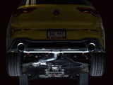 AWE 2022 VW GTI MK8 Touring Edition Exhaust - Chrome Silver Tips - 3015-32658