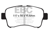 EBC 01-04 Suzuki Aerio 2.0 Greenstuff Front Brake Pads - DP21699