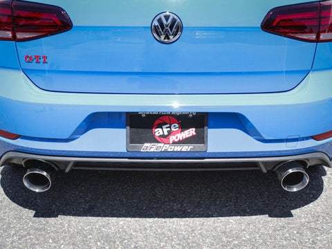 aFe MACHForce XP 3in-2.5in SS Exhaust Cat-Back 18-19 Volkswagen GTI (MK7.5) L4-2.0L (t) - Polished - 49-36422-P