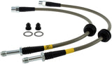 StopTech 09 Audi A4 Sedan / 08-10 A5-S5 Rear Stainless Steel Brake Line Kit - 950.33516