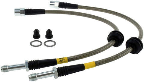 StopTech 09 Audi A4 Sedan / 08-10 A5-S5 Rear Stainless Steel Brake Line Kit - 950.33516