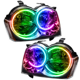 Oracle 05-07 Jeep Grand Cherokee SMD HL (Non-HID) - ColorSHIFT w/o Controller - 8164-334
