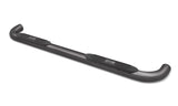 Lund 94-02 Dodge Ram 2500 Quad Cab 4in. Oval Curved Steel Nerf Bars - Black - 23474754