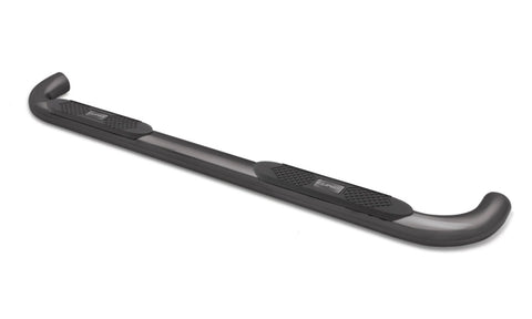 Lund 94-02 Dodge Ram 2500 Quad Cab 4in. Oval Curved Steel Nerf Bars - Black - 23474754