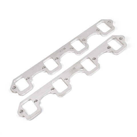 Stainless Works SBF Rectangular Shaped Port Header 304SS Exhaust Flanges 1-7/8in Primaries (2in BP) - HFSBF2188