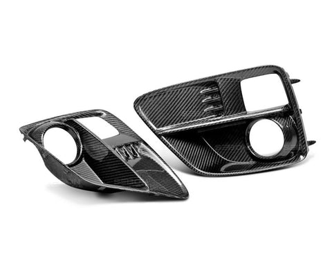 Seibon 15-17 Subaru Impreza WRX/STi Carbon Fiber Fog Light Surrounds (pair) - FLS15SBIMP
