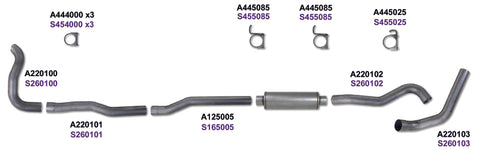 Diamond Eye KIT 4in TBSGL SS DDG4X4 89-93 Dodge 5.9L Cummins 2500/3500 - K4211S