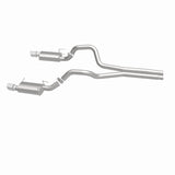 MagnaFlow 13 Ford Mustang Dual Split Rear Exit Stainless Cat Back Performance Exhaust (Street) - 15149