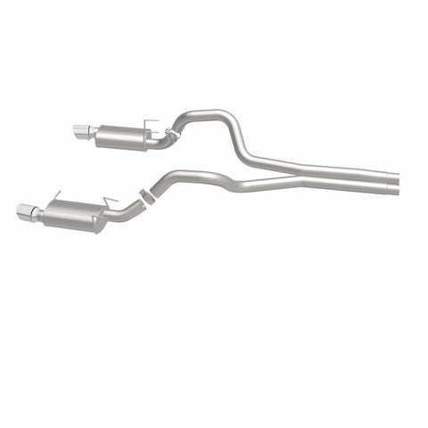 MagnaFlow 13 Ford Mustang Dual Split Rear Exit Stainless Cat Back Performance Exhaust (Street) - 15149