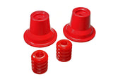 Energy Suspension Rear Shock Bushings - Red - 8.9105R