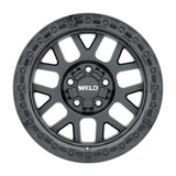 Weld Off-Road W104 17X8.5 Cinch 5X100 5X114.3 ET38 BS6.25 Satin Black / Gloss Black 72.56 - W10478503625