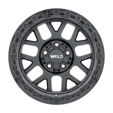 Weld Off-Road W104 17X8.5 Cinch 5X100 5X114.3 ET38 BS6.25 Satin Black / Gloss Black 72.56 - W10478503625