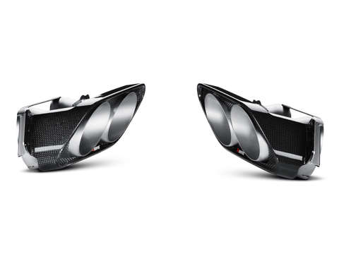Akrapovic 10-14 AMG SLS Coupe/Roadster Evolution Line Cat Back (Titanium) w/ Carbon Tips - S-MESLSAMG/1