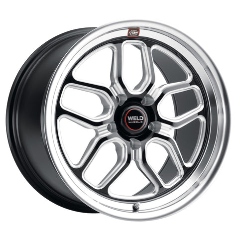 Weld S107 19X11 Laguna 5X120.65 ET70 BS8.75 Gloss Black MIL Dia 70.3 - S10791162P70