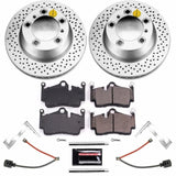 Power Stop 17-18 Porsche 718 Boxster Rear Z23 Evolution Sport Coated Brake Kit - CRK7088