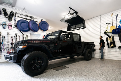 Bestop 18-26 Jeep Wrangler JL Hoss Hardtop Hoist (Black) - 42820-01