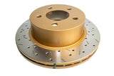 DBA 88-92 Cherokee 4wd/90-92 Comanche 4wd/90-99 Wrangler Front Drilled & Slotted 4000 Series Rotor - DBA4096XS