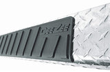 Dee Zee Universal Tubes - 6In Oval - Black Tread Aluminum (RegCab) - DZ16402