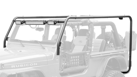 Body Armor 4x4 07-18 Jeep Wrangler JK 2dr Roof Rack Frame Crossbars/Rails - JK-713