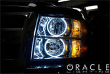 Oracle 07-13 Chevrolet Silverado LED Round Style Headlight Halo Kit - Red - 2639-003