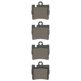 R1 00-03 Mercedes-Benz CL55 AMG Rear Optimum OE Brake Pads - 2551-0848-00