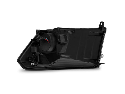 Raxiom 09-18 RAM 1500 Super White LED Halo Projector Headlights- Black Housing (Clear Lens) - R110150