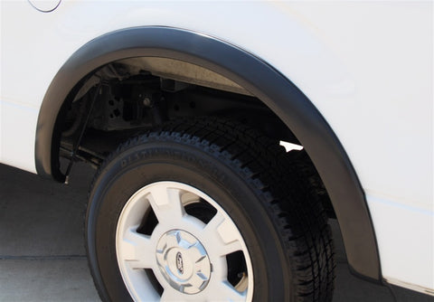 Lund 09-14 Ford F-150 (Excl Raptor) SX-Sport Style Smooth Elite Series Fender Flares - Black (2 Pc.) - SX312SB