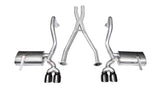 Corsa 1997-2004 Chevrolet Corvette C5 Z06 5.7L V8 Black Xtreme Cat-Back + XO Exhaust - 14114BLK