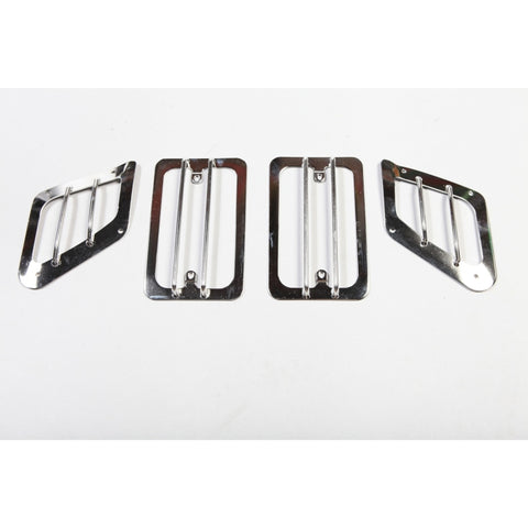 Rugged Ridge 97-06 Jeep Wrangler TJ Stainless Steel Side Marker / Turn Signal Euro Guard Set - 11142.02