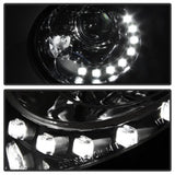 Spyder Volkswagen Beetle 1998-2005 Projector Headlights DRL Chrome PRO-YD-VB98-DRL-C - 5080554