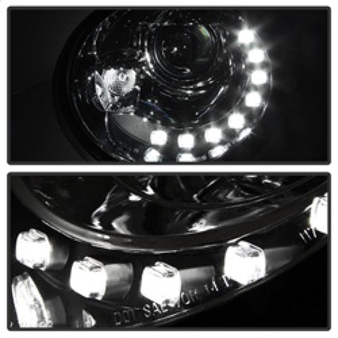 Spyder Volkswagen Beetle 1998-2005 Projector Headlights DRL Chrome PRO-YD-VB98-DRL-C - 5080554