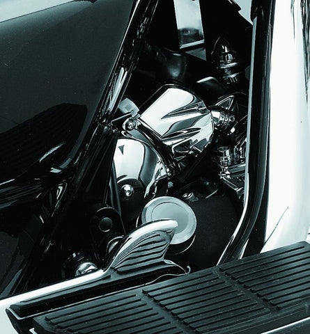Kuryakyn Solenoid Cover 90-06 Big Twins 91-19 XL Sportsters Chrome - 9050