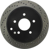 StopTech 03-12 Infiniti FX35 Drilled Sport Left Rear Cryo Rotor - 128.42078CL