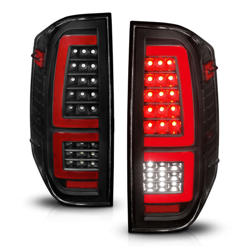 ANZO 2014-2021 Toyota Tundra LED Taillights Black Housing/Clear Lens - 311436