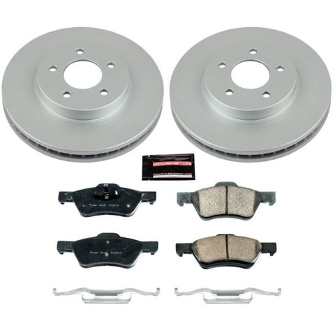 Power Stop 10-12 Ford Escape Front Z17 Evolution Geomet Coated Brake Kit - CRK5572