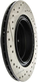 StopTech 06 BMW 325 / 07-09 BMW 328 Slotted & Drilled Left Rear Rotor - 127.34078L