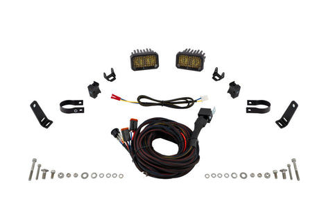 Diode Dynamics Stage Series 1 1/2 In Roll Bar Chase Light Kit SSC2 Pro - Yellow (Pair) - DD7733