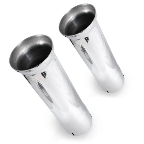 Stainless Works Bell Exhaust Tips- 2in ID Inlet 2in Body - 7060200