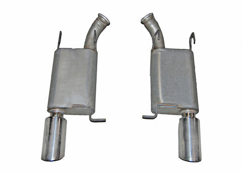 Gibson 2014 Ford Mustang Base 3.7L 2.5in Axle-Back Dual Exhaust - Stainless - 619012