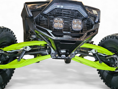 Elektric Offroad 2022-2025 Polaris Rzr Pro R/ Pro S/Turbo R Billet Front Winch Bumper Anodized Black - FWB610030