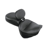 Mustang 99-15 Yamaha Road Star 1600, 1700 Wide Touring 2PC Seat w/Driver Backrest - Black - 79191