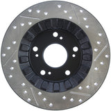 StopTech 00-09 S2000 Slotted & Drilled Right Rear Rotor - 127.40050R