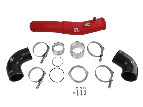 aFe 2020 Toyota Supra 3.0L 3in Red Intercooler Tube - Hot - 46-20398-R
