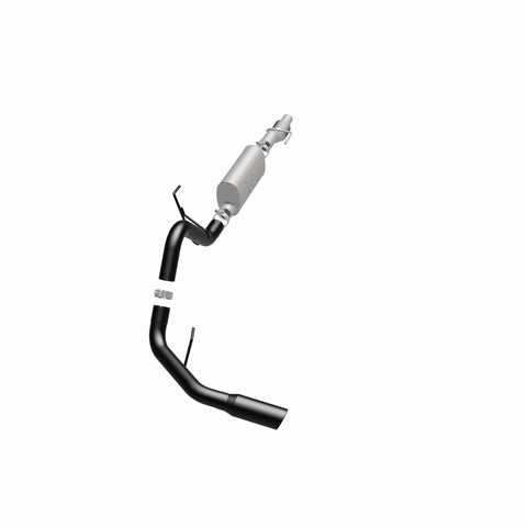 MagnaFlow SYS Cat-Back 11-14 Ford F-150 3.5L V6 EcoBoost 3in Black Single Side Exit Rear 3 Tip - 15364